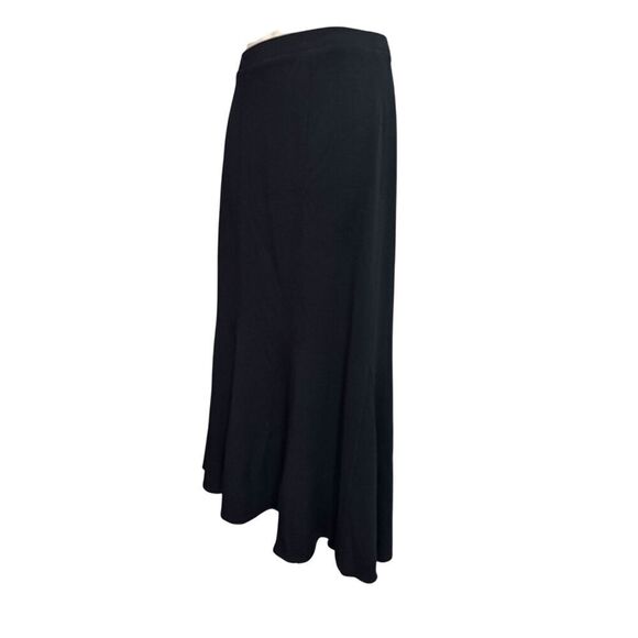 Eileen Fisher Black Flounce Skirt Size M - Picture 3 of 10
